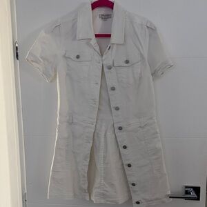 Habitual White Short Sleeve Dress